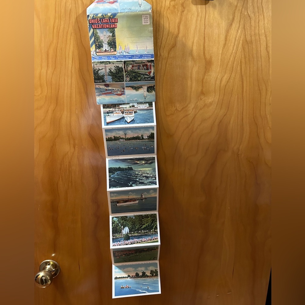 Vintage 1938 unmailed Ohio postcards. Postage 1 1/2 cents! Lake Erie area.